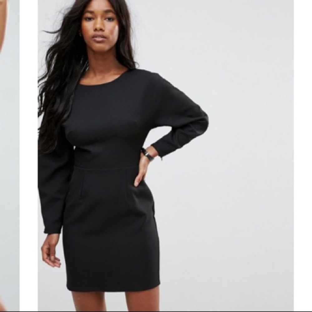 ASOS 80s mini pencil dress sz 10